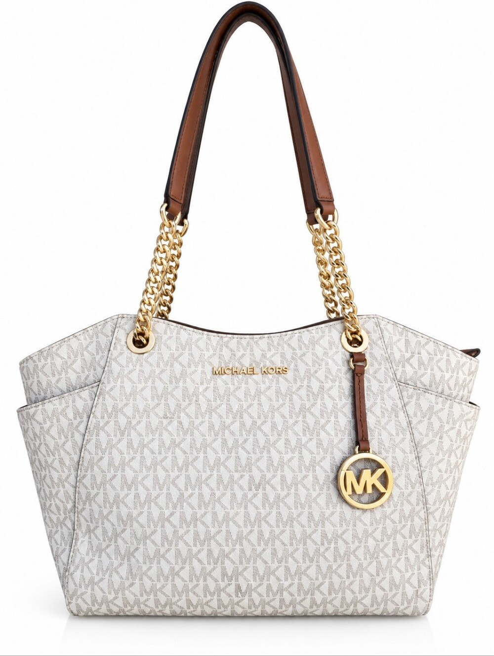 Michael Kors Jet Set Large Signature Shoulder Tote Bag